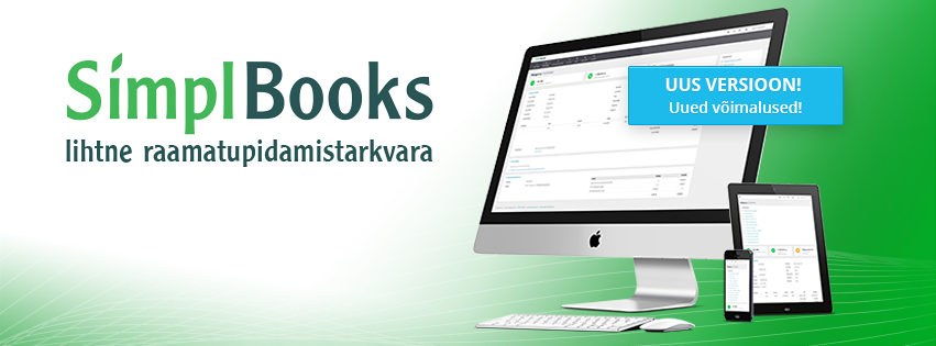 SimplBooks raamatupidamistarkvara uus versioon