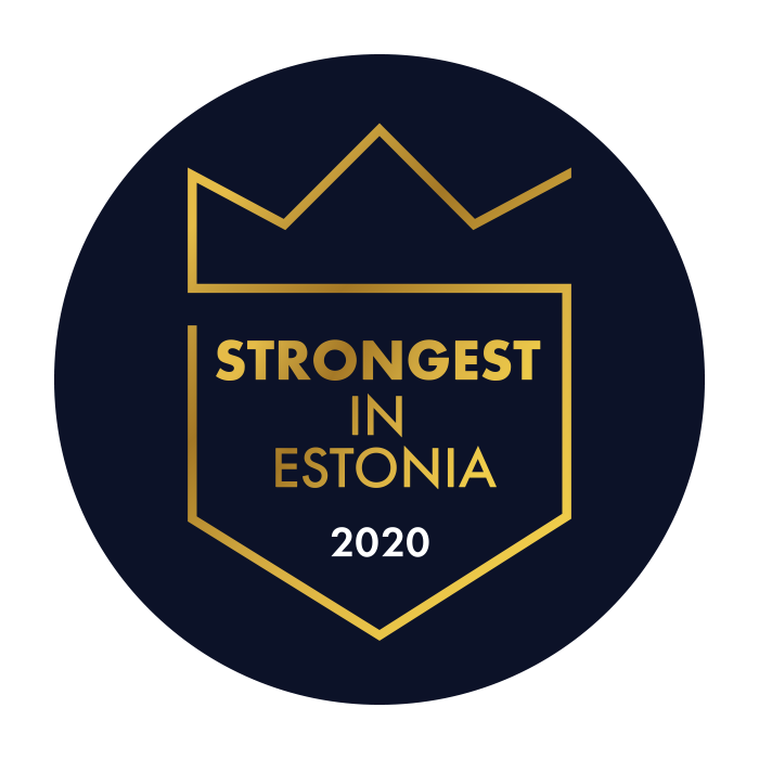 Stronger in Estonia label SimplBooks