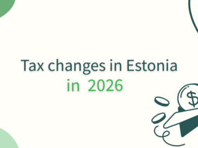 Tax changes in Estonia